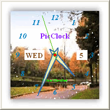 PicClock- park