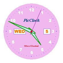 PicClock - pink